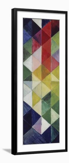 Coloured Squares, 1913-August Macke-Framed Premium Giclee Print