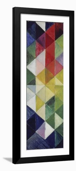 Coloured Squares, 1913-August Macke-Framed Premium Giclee Print