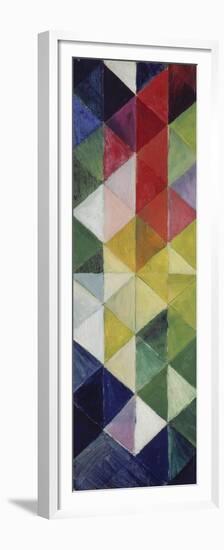 Coloured Squares, 1913-August Macke-Framed Premium Giclee Print