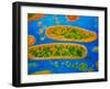 Coloured TEM of Yersinia Pestis Bacteria-null-Framed Photographic Print