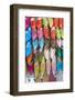 Colourful Babouche for Sale in Thesouks in the Old Medina-Matthew Williams-Ellis-Framed Photographic Print