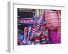 Colourful Bags and Scarves in Witches' Market, La Paz, Bolivia-Ian Trower-Framed Photographic Print