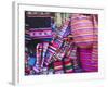 Colourful Bags and Scarves in Witches' Market, La Paz, Bolivia-Ian Trower-Framed Photographic Print