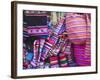 Colourful Bags and Scarves in Witches' Market, La Paz, Bolivia-Ian Trower-Framed Photographic Print