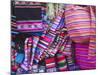 Colourful Bags and Scarves in Witches' Market, La Paz, Bolivia-Ian Trower-Mounted Photographic Print