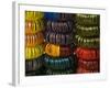 Colourful Bangles for Sale, Maheshwar, Madhya Pradesh State, India-R H Productions-Framed Photographic Print