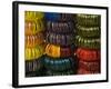 Colourful Bangles for Sale, Maheshwar, Madhya Pradesh State, India-R H Productions-Framed Photographic Print