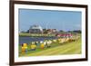 Colourful Beach Chairs on the Beach of Cuxhaven, Lower Saxony, Germany, Europe-Michael Runkel-Framed Photographic Print