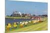 Colourful Beach Chairs on the Beach of Cuxhaven, Lower Saxony, Germany, Europe-Michael Runkel-Mounted Photographic Print