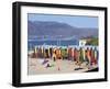 Colourful Beach Huts, Kalkbay, Cape Province, South Africa, Africa-Peter Groenendijk-Framed Photographic Print