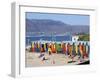 Colourful Beach Huts, Kalkbay, Cape Province, South Africa, Africa-Peter Groenendijk-Framed Photographic Print