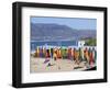 Colourful Beach Huts, Kalkbay, Cape Province, South Africa, Africa-Peter Groenendijk-Framed Photographic Print