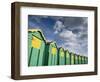 Colourful Beach Huts, Littlehampton, West Sussex, England, United Kingdom, Europe-Miller John-Framed Photographic Print