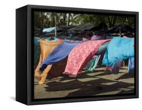 Colourful Beach Wraps for Sale, Manuel Antonio, Costa Rica, Central America-R H Productions-Framed Stretched Canvas