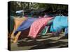 Colourful Beach Wraps for Sale, Manuel Antonio, Costa Rica, Central America-R H Productions-Stretched Canvas