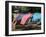 Colourful Beach Wraps for Sale, Manuel Antonio, Costa Rica, Central America-R H Productions-Framed Photographic Print