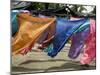 Colourful Beach Wraps for Sale, Manuel Antonio, Costa Rica-Robert Harding-Mounted Photographic Print