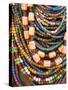 Colourful Beads Worn by a Woman of the Galeb Tribe, Lower Omo Valley, Ethiopia-Gavin Hellier-Stretched Canvas