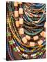 Colourful Beads Worn by a Woman of the Galeb Tribe, Lower Omo Valley, Ethiopia-Gavin Hellier-Stretched Canvas