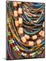 Colourful Beads Worn by a Woman of the Galeb Tribe, Lower Omo Valley, Ethiopia-Gavin Hellier-Mounted Premium Photographic Print