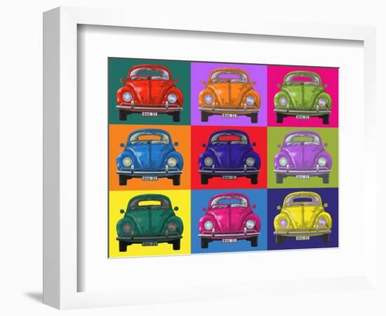 Colourful Beetles-Peter Adderley-Framed Art Print