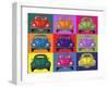 Colourful Beetles-Peter Adderley-Framed Art Print