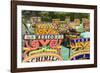 Colourful Boats at the Floating Gardens in Xochimilco-John Woodworth-Framed Photographic Print