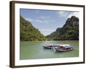 Colourful Boats, Langkawi Island, Kedah State, Malaysia, Southeast Asia, Asia-Christian Kober-Framed Photographic Print