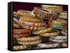 Colourful Braclets for Sale in a Shop in Jaipur, Rajasthan, India, Asia-Gavin Hellier-Framed Stretched Canvas