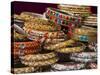 Colourful Braclets for Sale in a Shop in Jaipur, Rajasthan, India, Asia-Gavin Hellier-Stretched Canvas