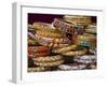 Colourful Braclets for Sale in a Shop in Jaipur, Rajasthan, India, Asia-Gavin Hellier-Framed Photographic Print