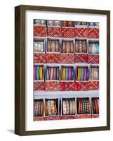 Colourful Braclets for Sale in a Shop in Jaipur, Rajasthan, India-Gavin Hellier-Framed Photographic Print