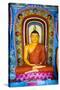 Colourful Buddha Statue at Isurumuniya Vihara-Matthew Williams-Ellis-Stretched Canvas