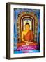 Colourful Buddha Statue at Isurumuniya Vihara-Matthew Williams-Ellis-Framed Photographic Print