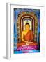 Colourful Buddha Statue at Isurumuniya Vihara-Matthew Williams-Ellis-Framed Photographic Print