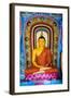 Colourful Buddha Statue at Isurumuniya Vihara-Matthew Williams-Ellis-Framed Photographic Print