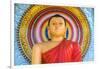 Colourful Buddha Statue, Mirrisa, South Coast, Sri Lanka-Peter Adams-Framed Photographic Print