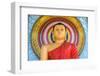 Colourful Buddha Statue, Mirrisa, South Coast, Sri Lanka-Peter Adams-Framed Photographic Print