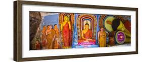 Colourful Buddha Statues at Isurumuniya Vihara-Matthew Williams-Ellis-Framed Photographic Print