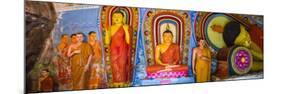 Colourful Buddha Statues at Isurumuniya Vihara-Matthew Williams-Ellis-Mounted Photographic Print