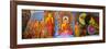 Colourful Buddha Statues at Isurumuniya Vihara-Matthew Williams-Ellis-Framed Photographic Print