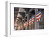 Colourful Buddhist Flags Adorning Columns-Charlie-Framed Photographic Print