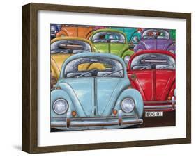 Colourful Bugs-Peter Adderley-Framed Art Print