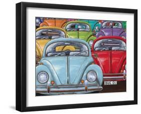Colourful Bugs-Peter Adderley-Framed Art Print