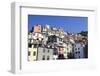 Colourful Buildings at Riomaggiore-Mark Sunderland-Framed Photographic Print