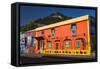 Colourful Buildings in Barrio Bellavista (Bellavista Neighborhood), Santiago Province, Chile-Matthew Williams-Ellis-Framed Stretched Canvas