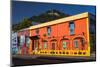 Colourful Buildings in Barrio Bellavista (Bellavista Neighborhood), Santiago Province, Chile-Matthew Williams-Ellis-Mounted Photographic Print