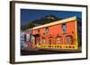 Colourful Buildings in Barrio Bellavista (Bellavista Neighborhood), Santiago Province, Chile-Matthew Williams-Ellis-Framed Photographic Print