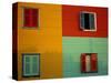 Colourful Buildings in La Boca District, Buenos Aires, Argentina-Louise Murray-Stretched Canvas
