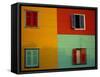 Colourful Buildings in La Boca District, Buenos Aires, Argentina-Louise Murray-Framed Stretched Canvas